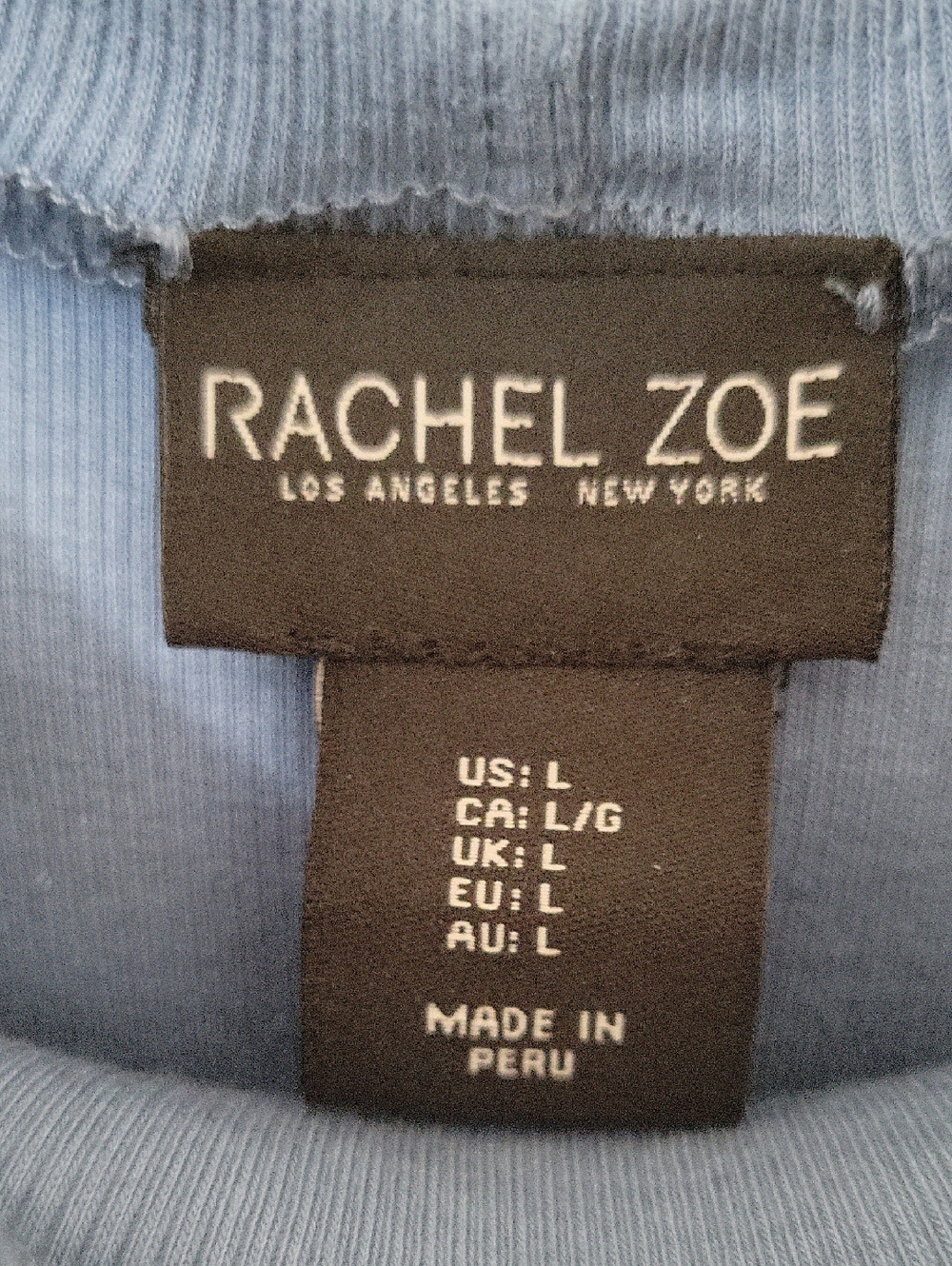 Rachel Zoe Sleeveless Ribbed Knit Tank Top, Size Large - Picture 2 of 8